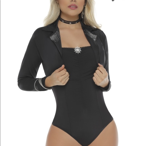 Sexy Colombian Bodysuit Shaper Top Blouse - Picture 4 of 8